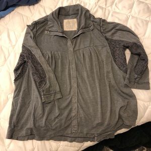 Free people button up blouse